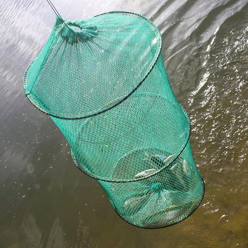 Fishing Gps - Folding Round Nylon Mesh Metal Frame