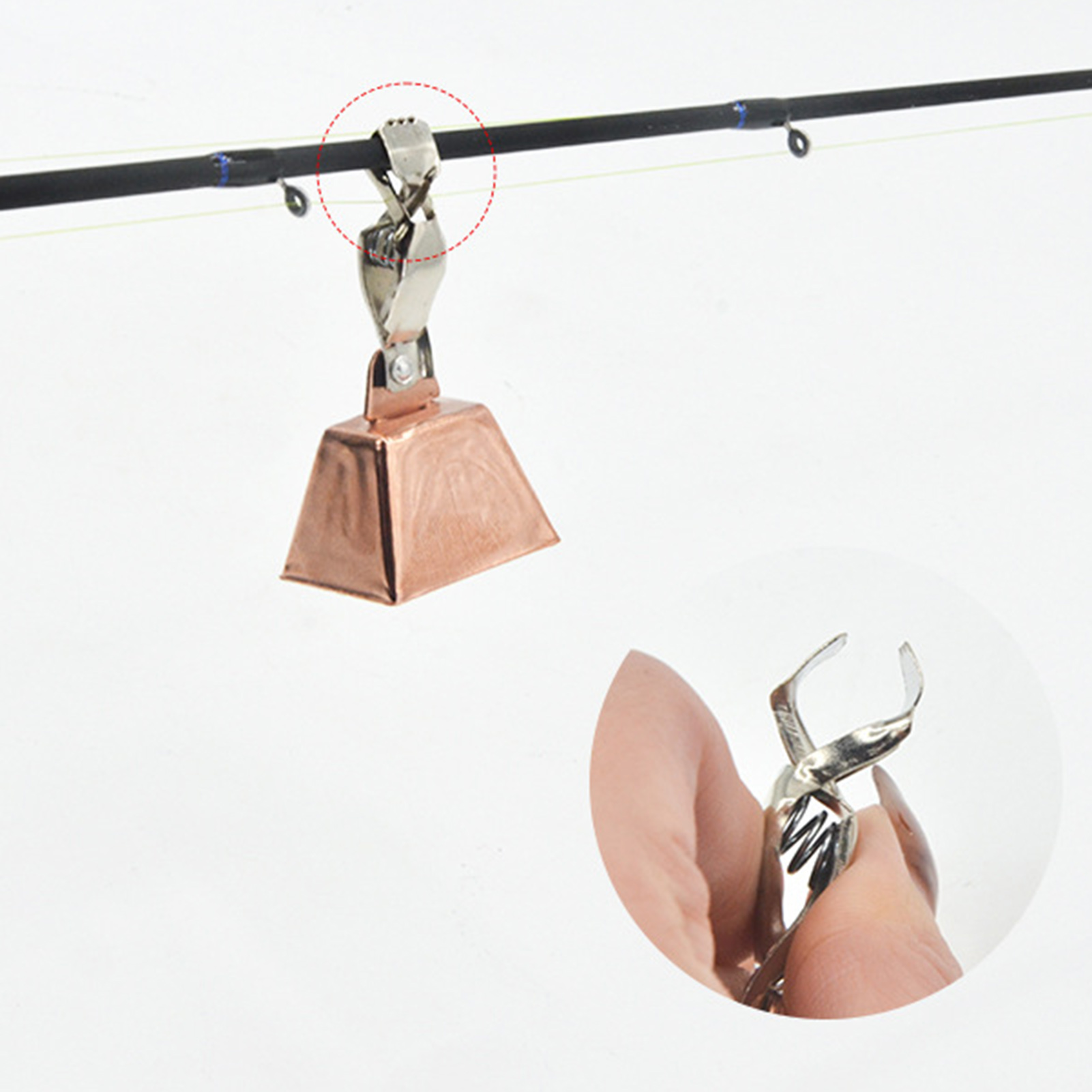 Fishing Bell Alarm Stainless S - Bite Indicator 评论和价格