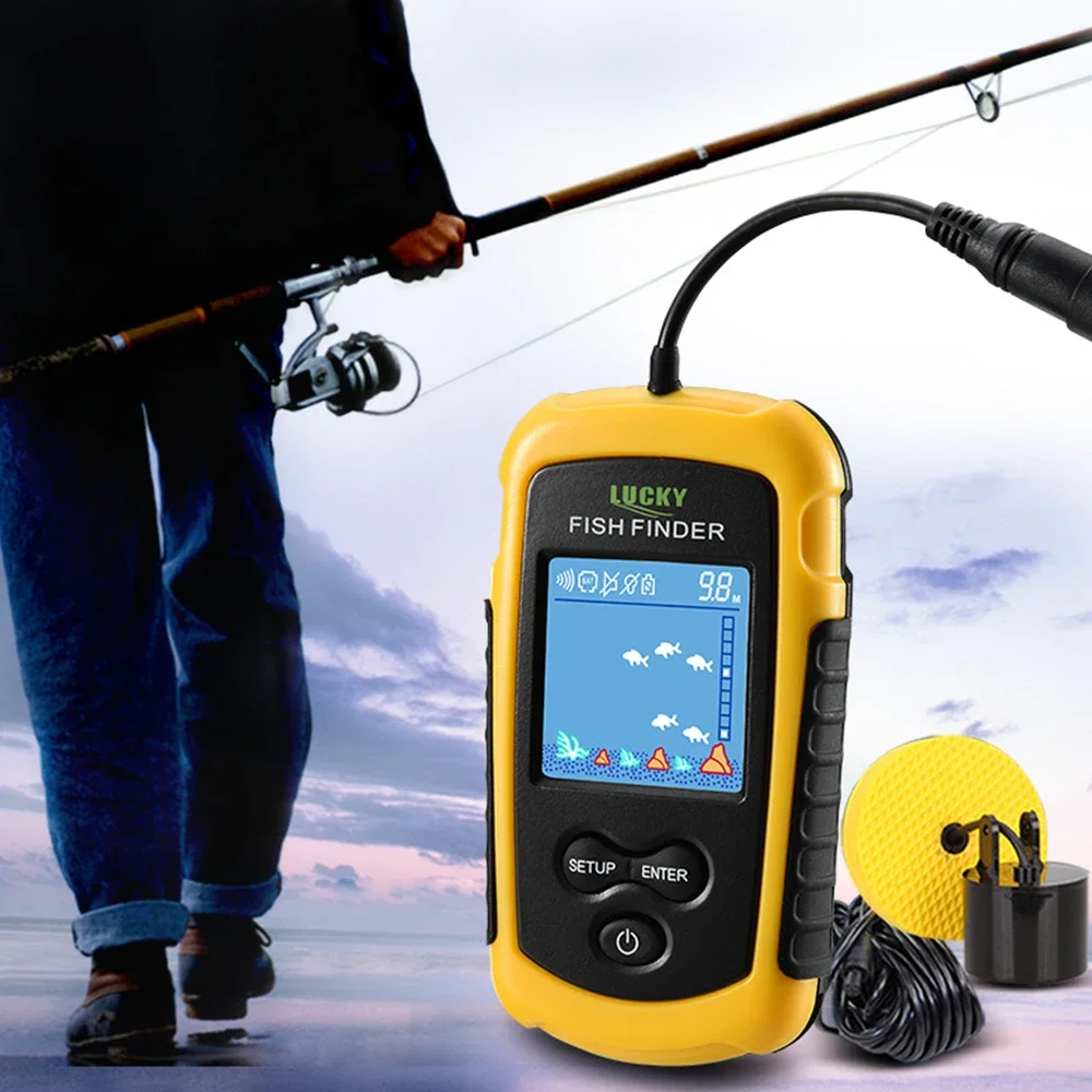 Lucky LCD Color Screen Portabl - Fishing Depth Finder 评论和价格